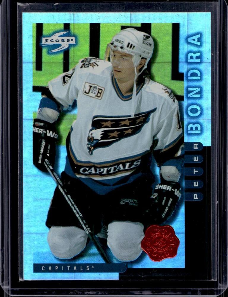 PETER BONDRA 1997-98 SCORE ARTIST PROOF PARALLEL SSP: NEAR MINT OR BETTER CONDITION