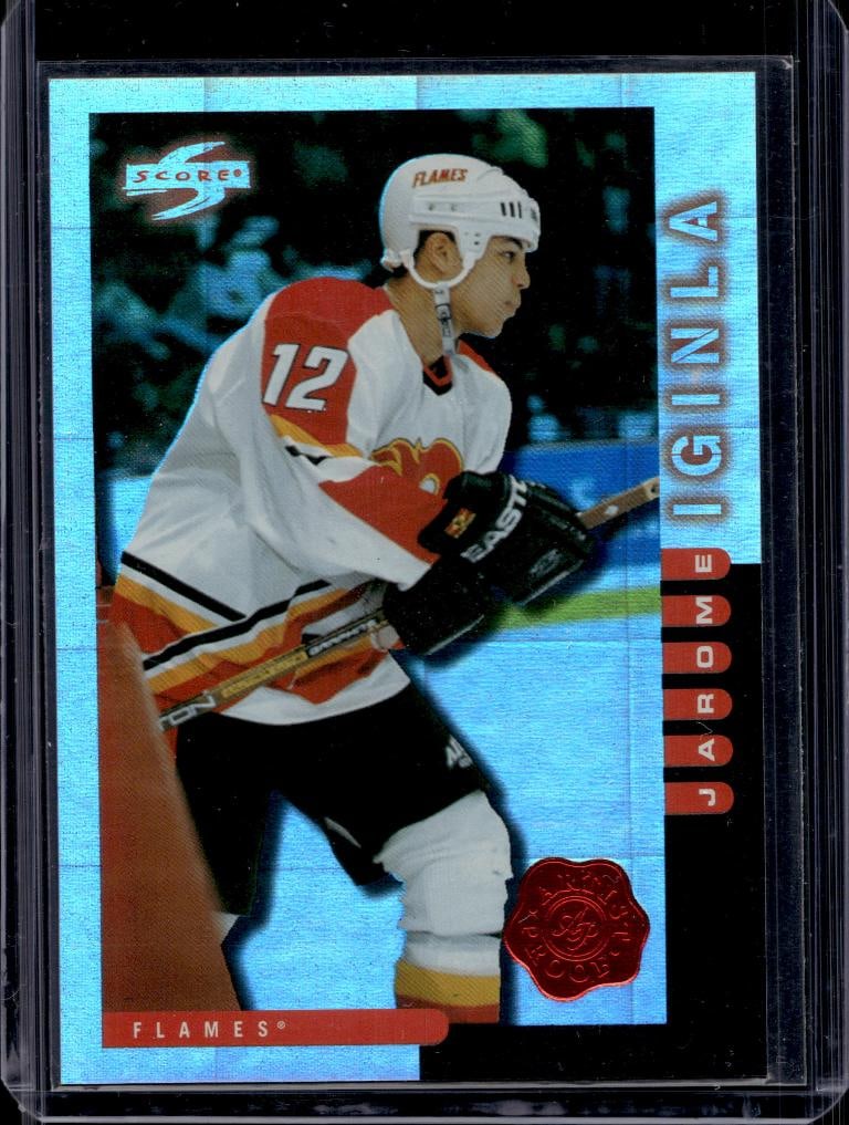 JAROME IGINLA 1997-98 SCORE ARTIST PROOF PARALLEL SSP: NEAR MINT OR BETTER CONDITION