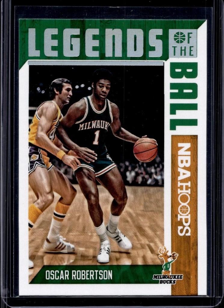 OSCAR ROBERTSON 2017-18 NOOPS LEGENDS OF THE BALL INSERT: NEAR MINT OR BETTER CONDITION