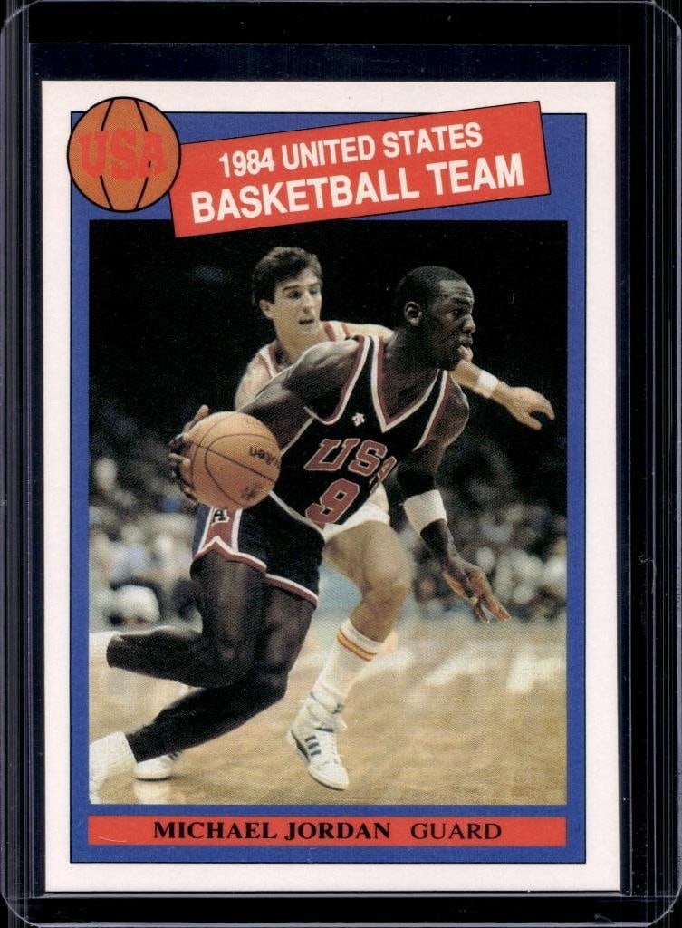 MICHAEL JORDAN 1990 BRODER'S MISSING LINK TOPPS STYLE 1984 USA: NEAR MINT OR BETTER CONDITION