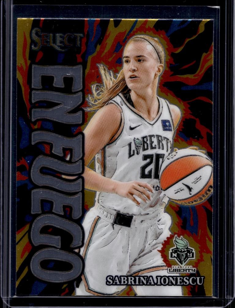 SABRINA IONESCU 2024 PANINI SELECT WNBA ENFUEGO INSERT: NEAR MINT OR BETTER CONDITION