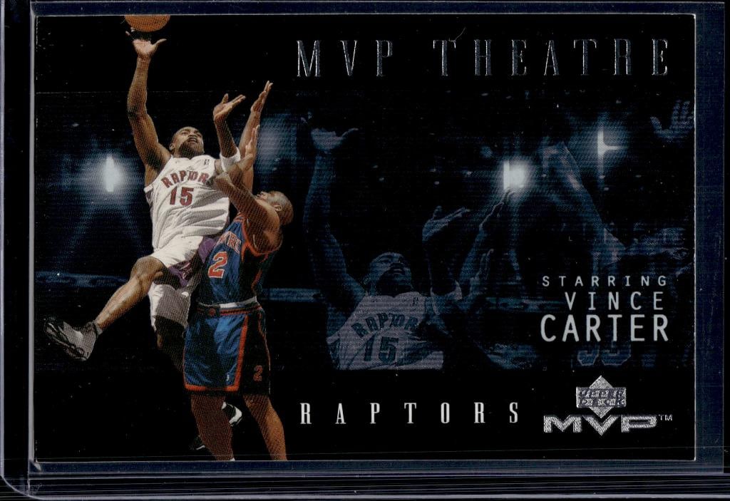 VINCE CARTER 2000-01 UPPER DECK MVP THEATRE INSERT: NEAR MINT OR BETTER CONDITION