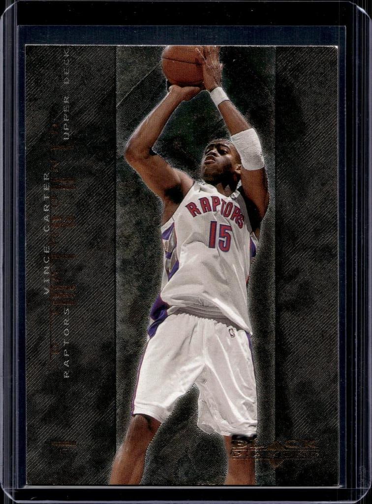 VINCE CARTER 2001-02 UPPER DECK BLACK DIAMOND DIAMOND MIGHT INSERT: NEAR MINT OR BETTER CONDITION