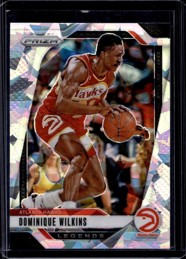 DOMINIQUE WILKINS 2024-25 PANINI PRIZM SILVER ICE PRIZM: NEAR MINT OR BETTER CONDITION
