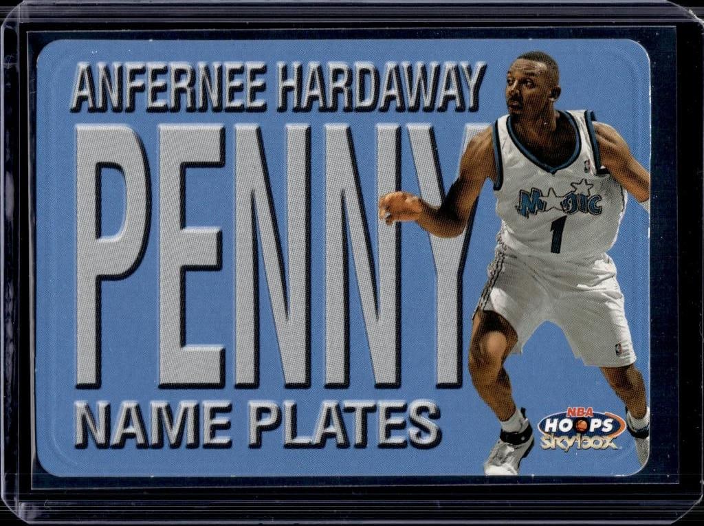 ANFERNEE HARDAWAY 1999-00 HOOPS NAME PLATES INSERT: NEAR MINT OR BETTER CONDITION