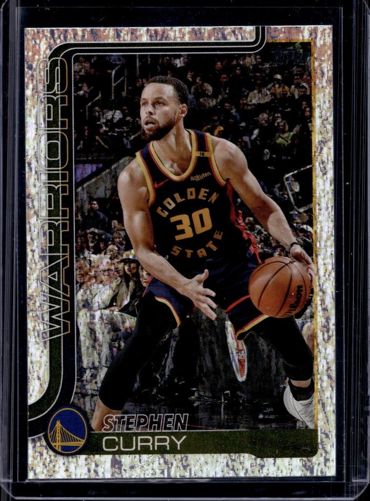 STEPHEN CURRY 2025-26 TOPPS SILVER SPARKLE HOLOFOIL: NEAR MINT OR BETTER CONDITION