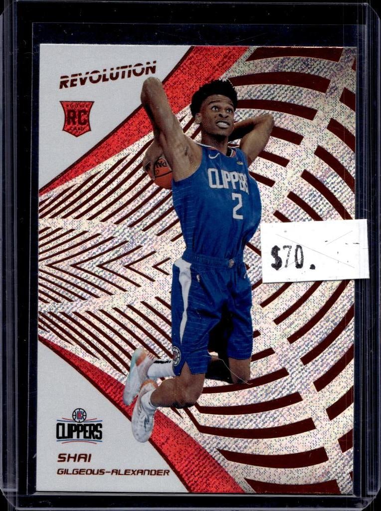SHAI GILGEOUS ALEXANDER 2018-19 PANINI REVOLUTION ROOKIE CARD: NEAR MINT OR BETTER CONDITION