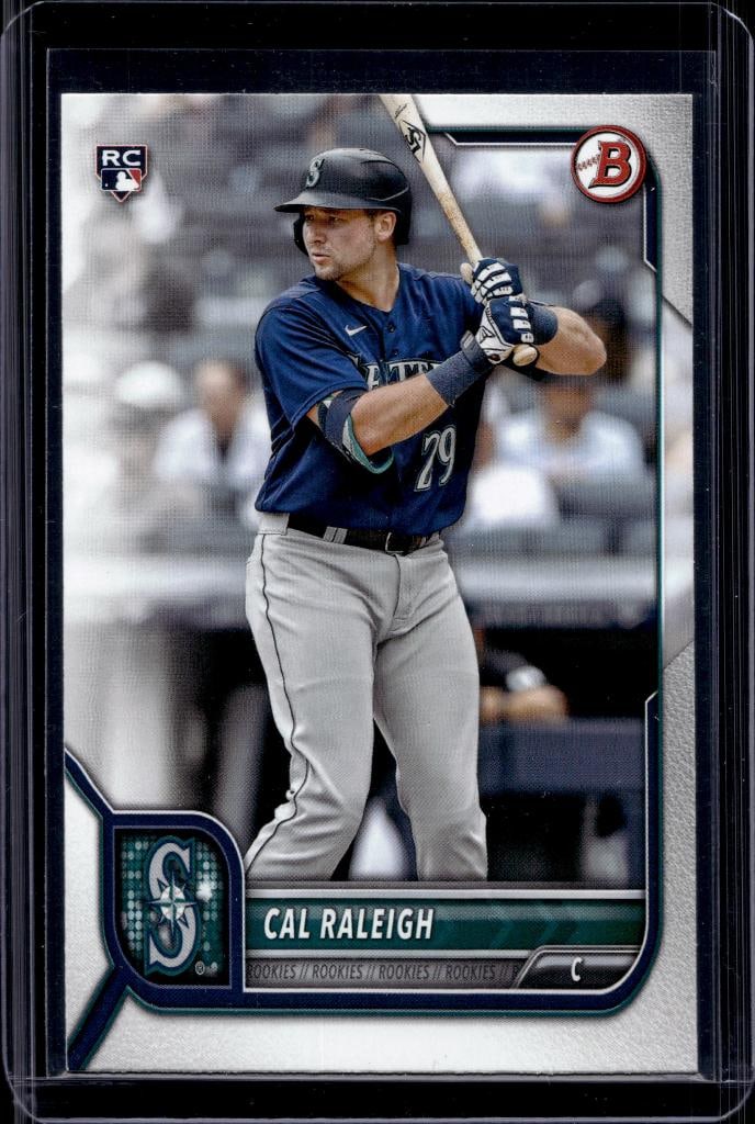 CAL RALEIGH 2022 BOWMAN ROOKIE CARD (1 of 1)