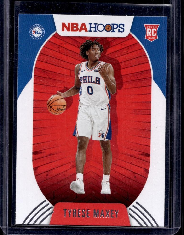 TYRESE MAXEY 2020-21 HOOPS ROOKIE CARD: NEAR MINT OR BETTER CONDITION