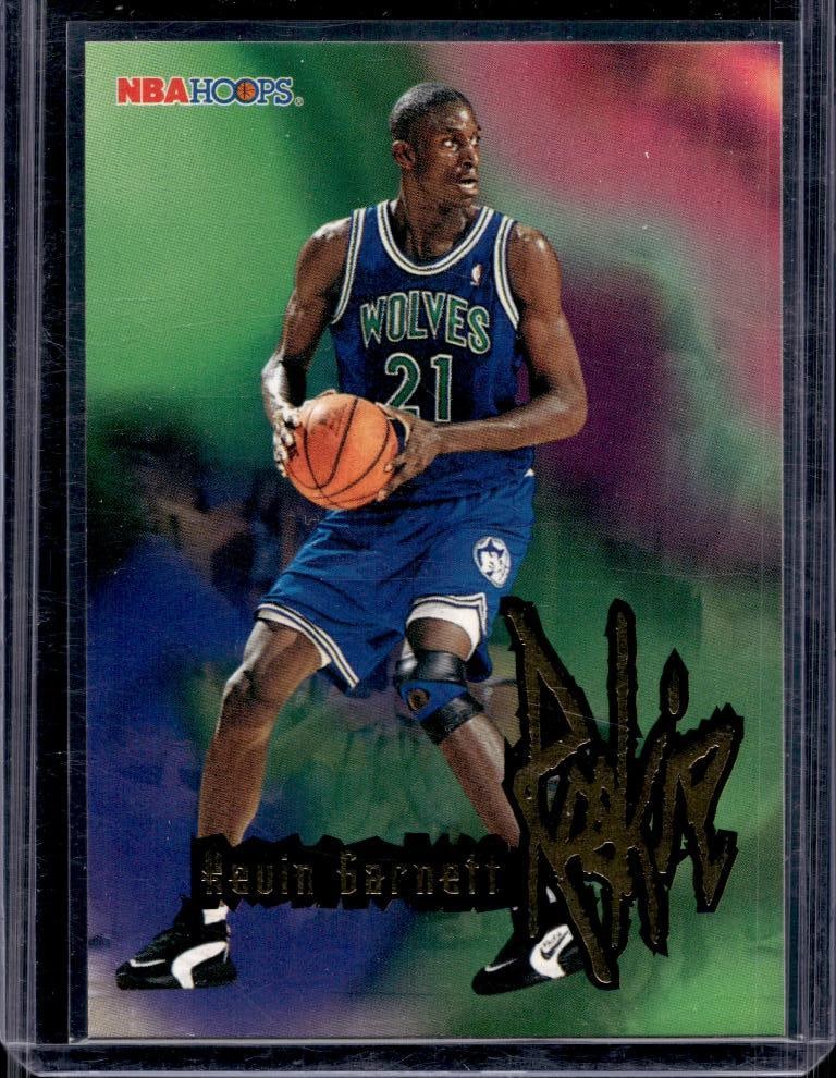 KEVIN GARNETT 1995-96 HOOPS ROOKIE CARD: NEAR MINT OR BETTER CONDITION