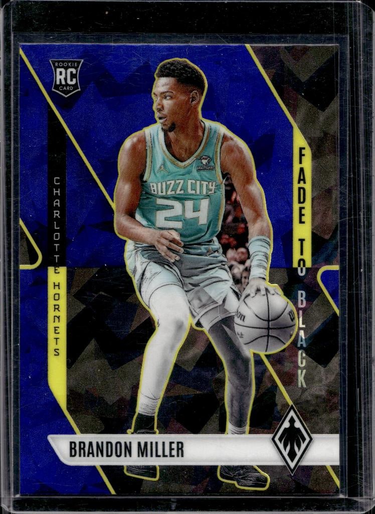 BRANDON MILLER 2023-24 PANINI PHOENIX PURPLE ICE ROOKIE CARD: NEAR MINT OR BETTER CONDITION