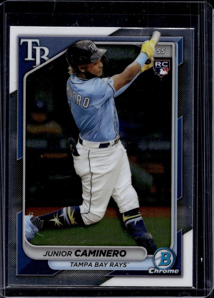 JUNIOR CAMINERO 2024 BOWMAN CHROME ROOKIE CARD (1 of 1)