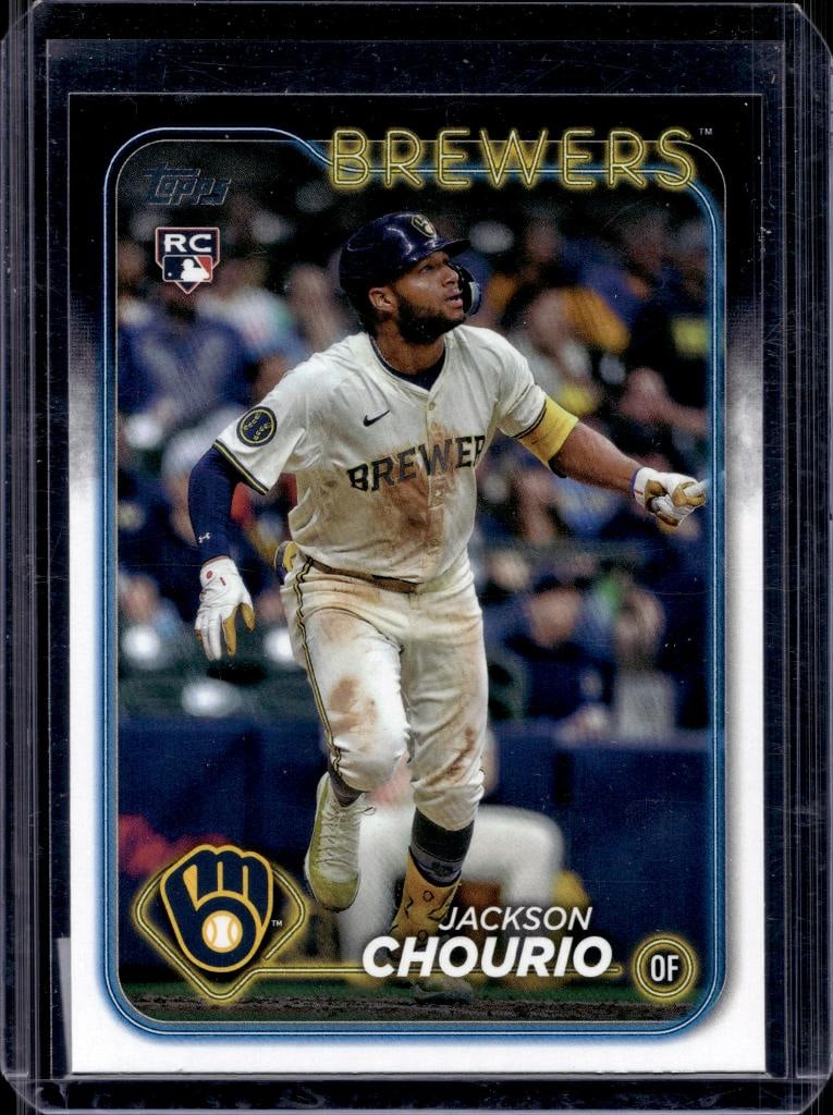 JACKSON CHOURIO 2024 TOPPS UPDATE ROOKIE CARD: NEAR MINT OR BETTER CONDITION