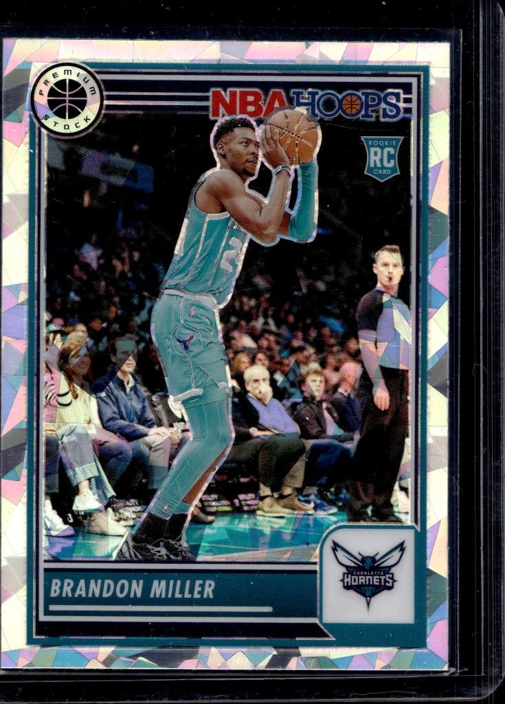 BRANDON MILLER 2023-24 HOOPS PREMIUM SILVER ICE PRIZM ROOKIE CARD: NEAR MINT OR BETTER CONDITION