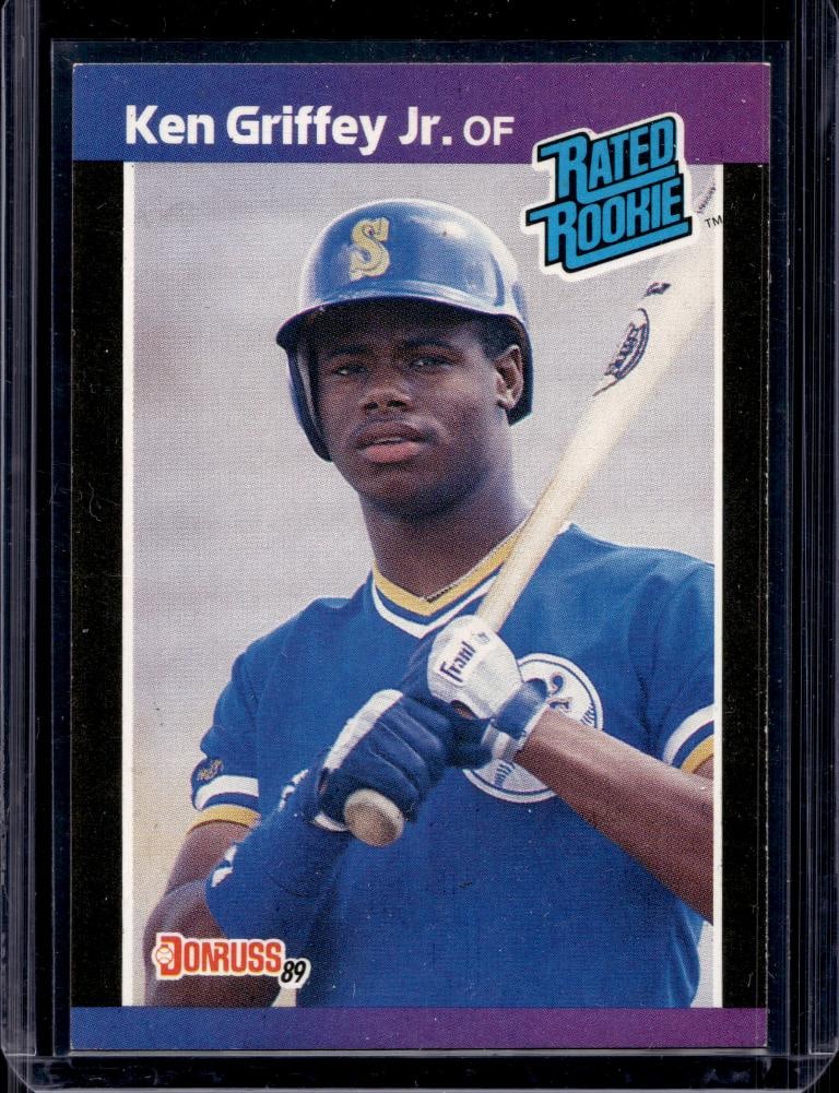KEN GRIFFEY JR 1989 DONRUSS ROOKIE CARD: NEAR MINT OR BETTER CONDITION