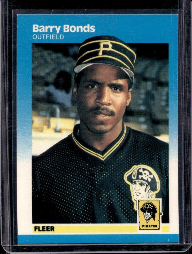 BARRY BONDS 1987 FLEER ROOKIE CARD: NEAR MINT OR BETTER CONDITION