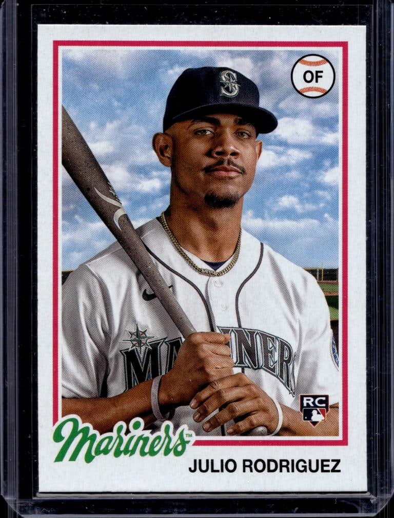 JULIO RODRIGUEZ 2022 TOPPS ARCHIVES ROOKIE CARD: NEAR MINT OR BETTER CONDITION