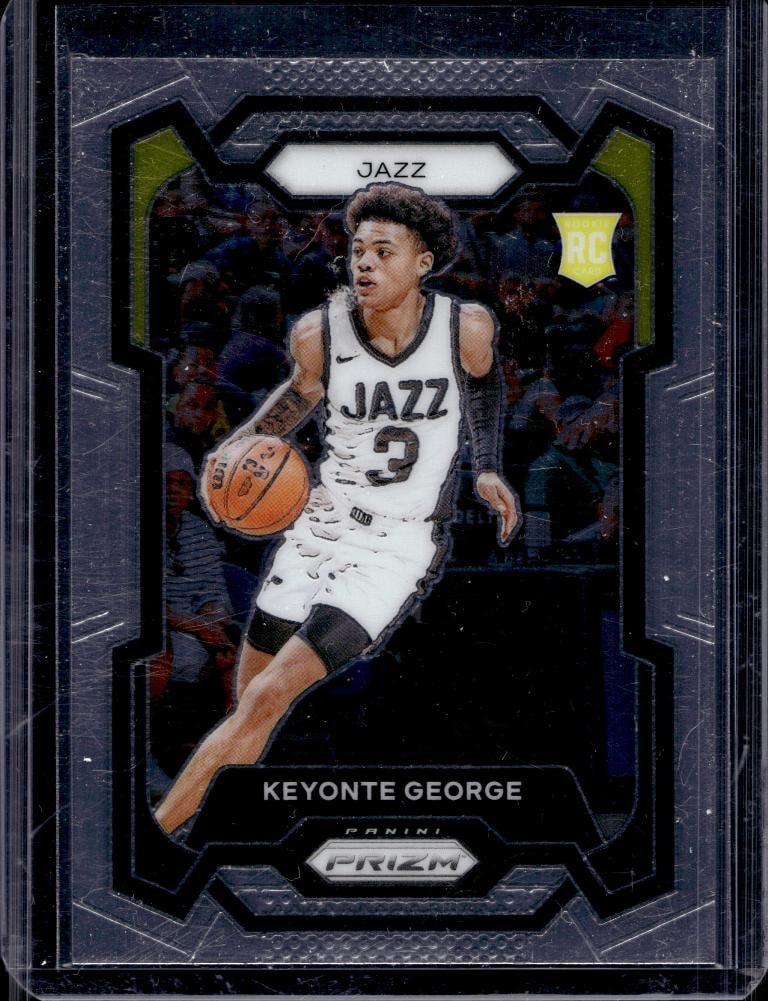 KEYONTE GEORGE 2023-24 PANINI PRIZM ROOKIE CARD: NEAR MINT OR BETTER CONDITION