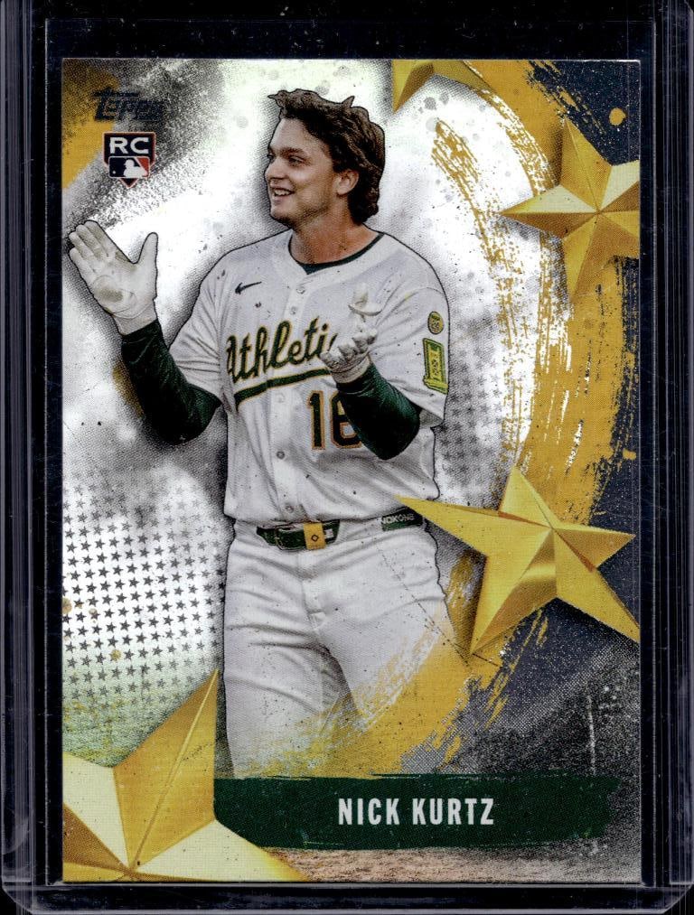 NICK KURTZ 2025 TOPPS STARS OF THE MLB ROOKIE CARD: NEAR MINT OR BETTER CONDITION