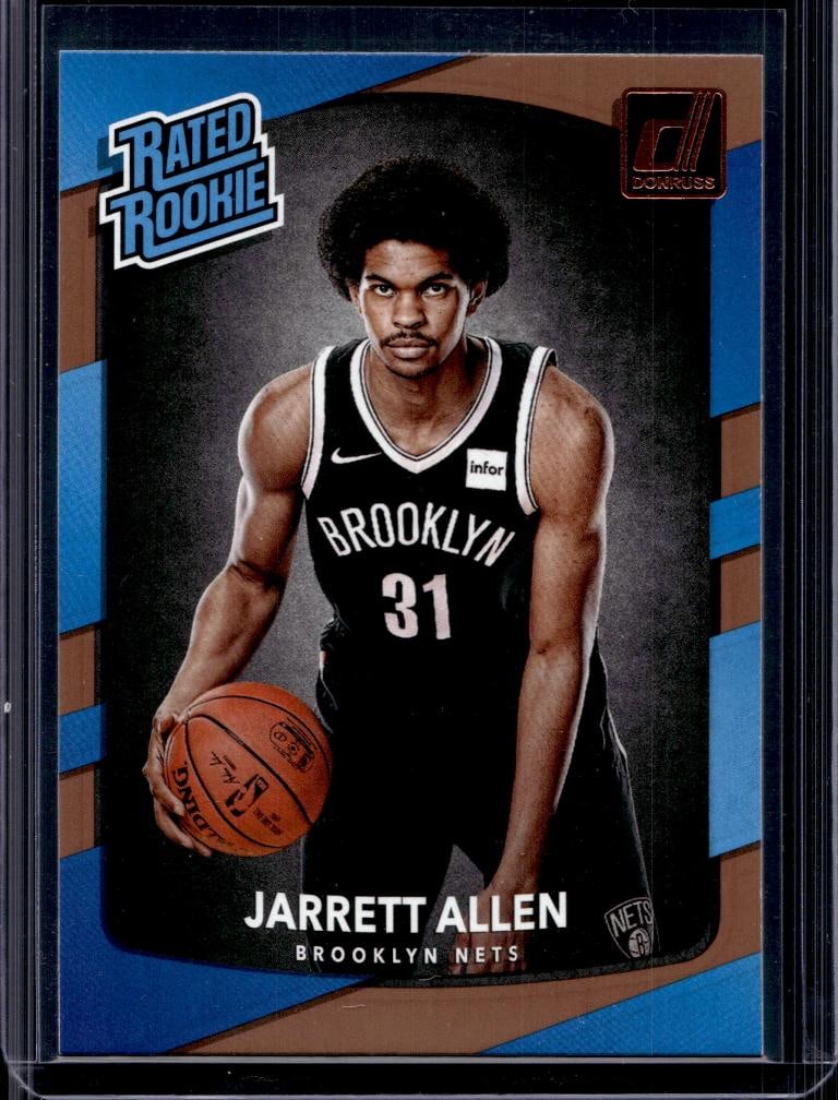 JARRETT ALLEN 2017-18 DONRUSS ROOKIE CARD: NEAR MINT OR BETTER CONDITION