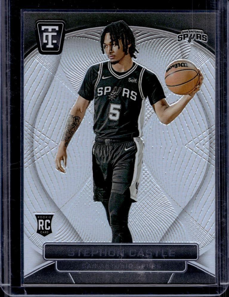 STEPHON CASTLE 2024-25 PANINI TOTALLY CERTIFIED MIRROR SILVER ROOKIE CARD (1 of 1)