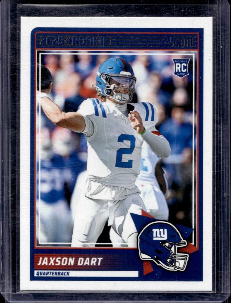 JAXSON DART 2025 SCORE ROOKIE CARD: NEAR MINT OR BETTER CONDITION