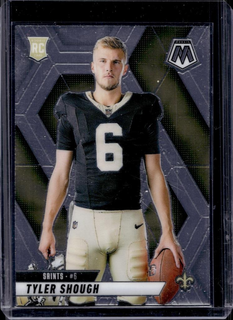 TYLER SHOUGH 2025 PANINI MOSAIC ROOKIE CARD: NEAR MINT OR BETTER CONDITION