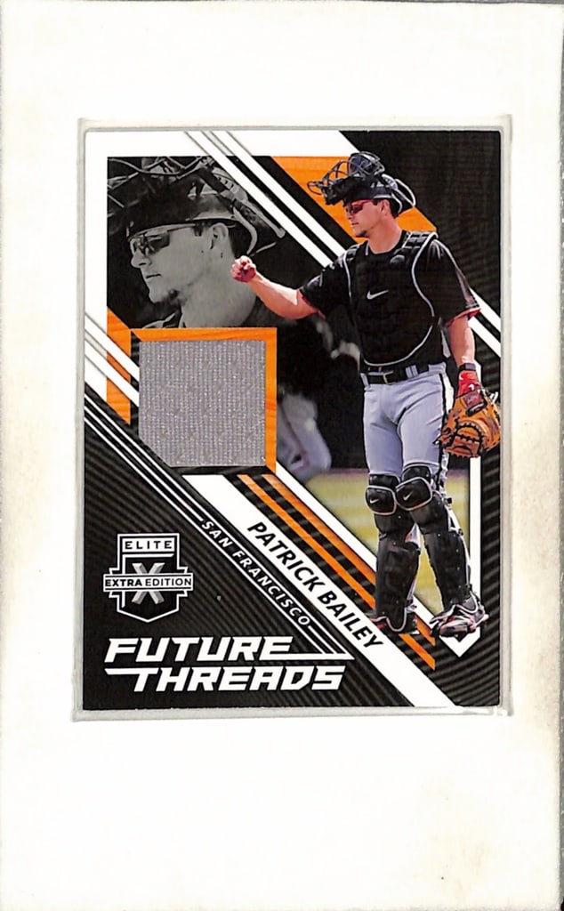 PATRICK BAILEY 2021 PANINI ELITE EXTRA JERSEY ROOKIE CARD: NEAR MINT OR BETTER CONDITION
