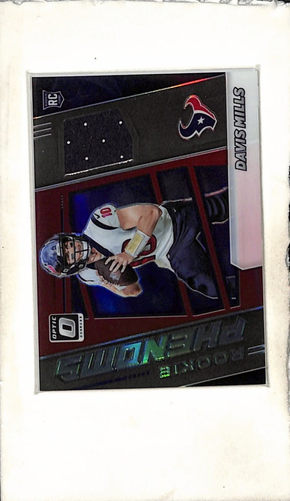 DAVIS MILLS 2021 PANINI OPTIC SILVER PRIZM JERSEY ROOKIE CARD: NEAR MINT OR BETTER CONDITION