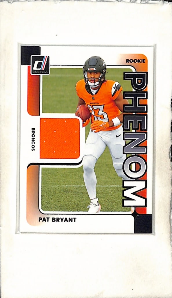 PAT BRYANT 2025 DONRUSS JERSEY ROOKIE CARD: NEAR MINT OR BETTER CONDITION