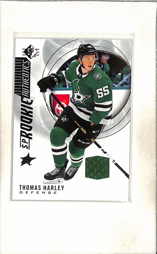 THOMAS HARLEY 2020-21 UPPER DECK SP GAME USED JERSEY CARD: NEAR MINT OR BETTER CONDITION