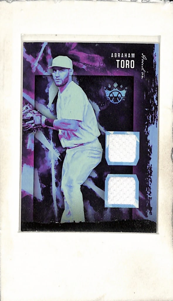 ABRAHAM TORO 2020 PANINI DIAMOND KINGS DUAL JERSEY CARD: NEAR MINT OR BETTER CONDITION