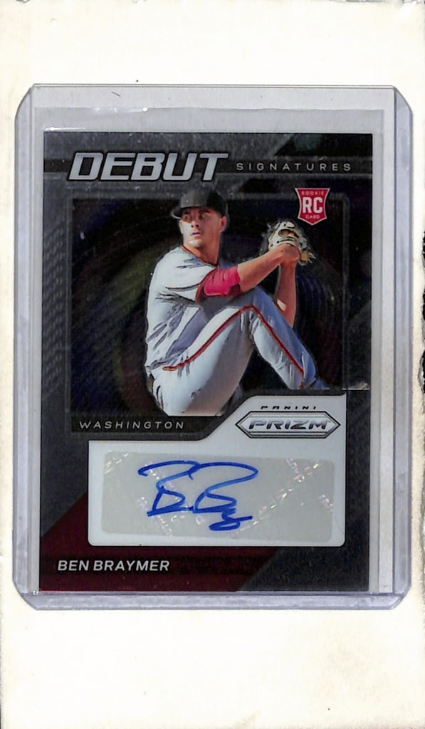 BEN BRAYMER 2021 PANINI PRIZM AUTOGRAPH ROOKIE CARD (1 of 1)