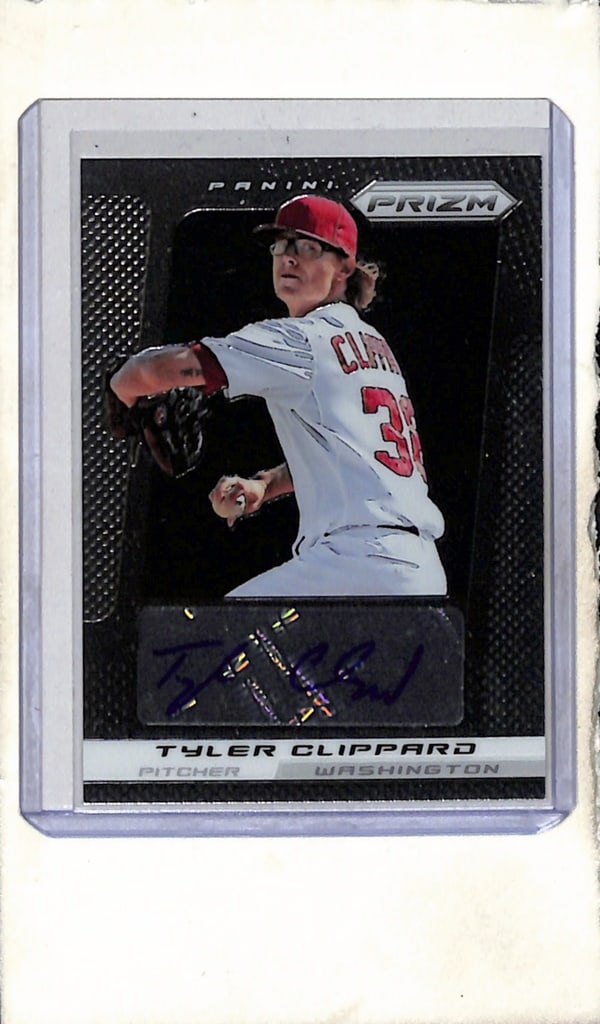 TYLER CLIPPARD 2013 PANINI PRIZM AUTOGRAPH CARD: NEAR MINT OR BETTER CONDITION