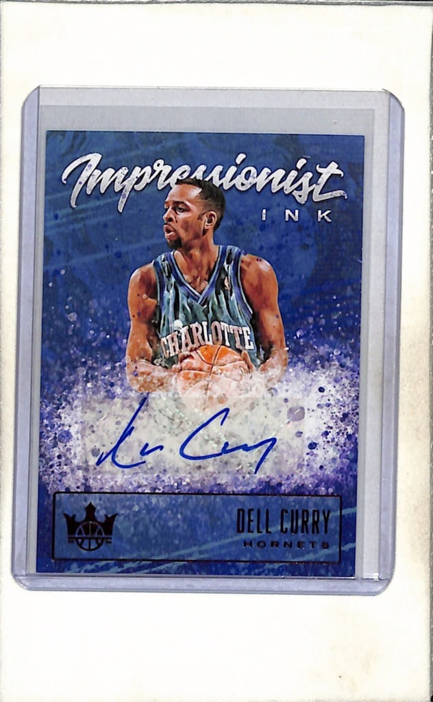 DELL CURRY 2019-20 PANINI COURT KINGS AUTOGRAPH CARD (1 of 1)