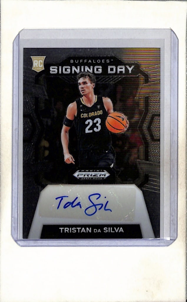 TRISTAN DA SILVA 2024 PANINI PRIZM DRAFT AUTOGRAPH ROOKIE CARD: NEAR MINT OR BETTER CONDITION