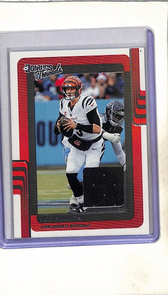 JOE BURROW 2025 DONRUSS GAME USED JERSEY CARD (1 of 1)
