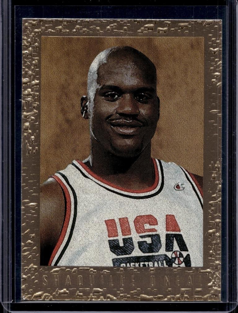 SHAQUILLE O'NEAL 1994 SKYBOX USA GOLD PORTRAIT INSERT: NEAR MINT OR BETTER CONDITION