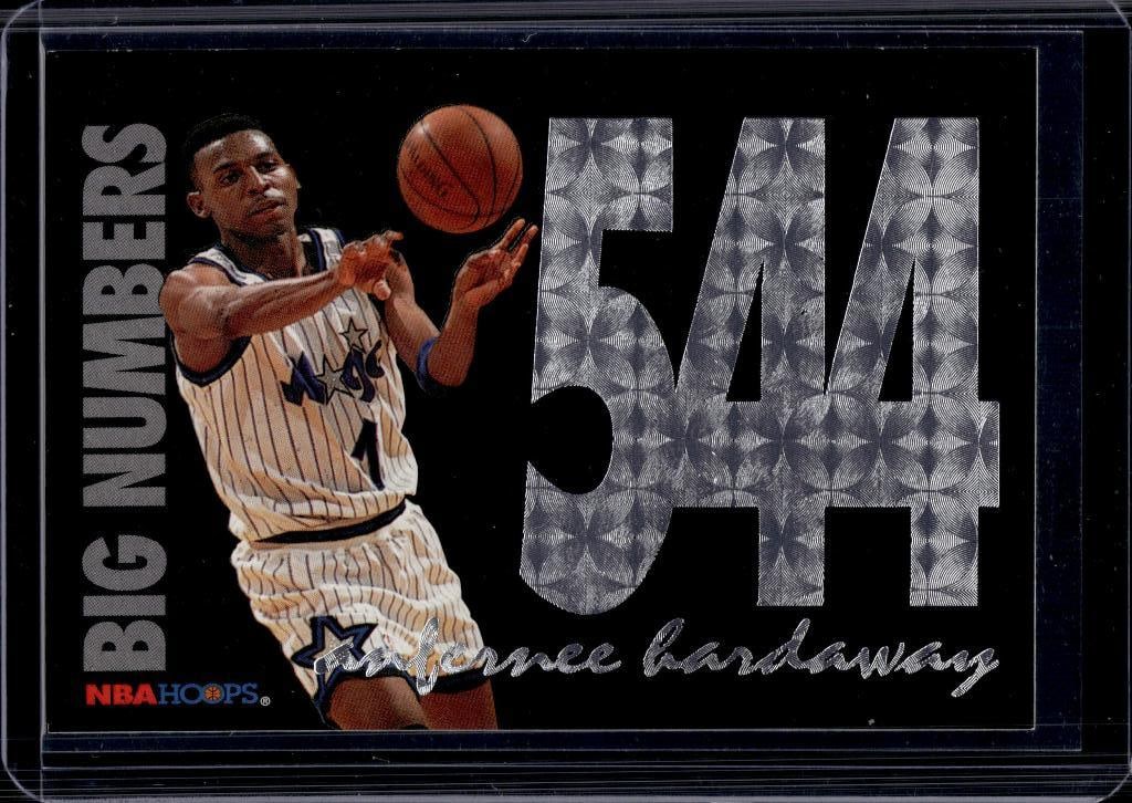 ANFERNEE HARDAWAY 1994-95 HOOPS BIG NUMBERS SILVER FOIL INSERT (1 of 1)