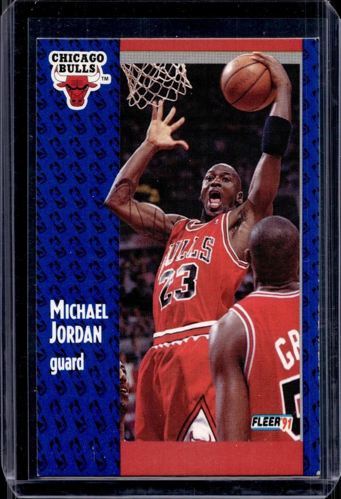 MICHAEL JORDAN 1991-92 FLEER: NEAR MINT OR BETTER CONDITION
