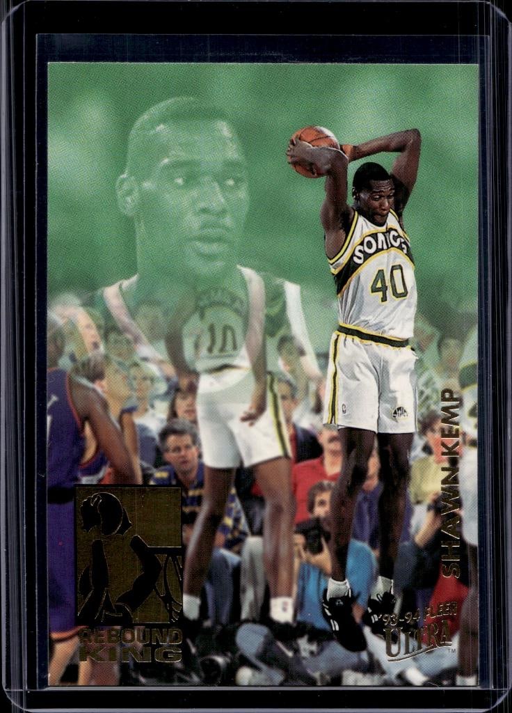 SHAWN KEMP 1993-94 FLEER ULTRA REBOUND KINGS INSERT: NEAR MINT OR BETTER CONDITION