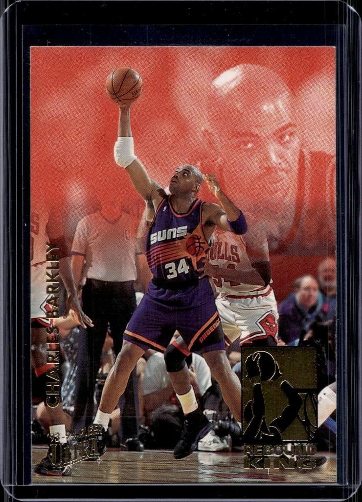 CHARLES BARKLEY 1993-94 FLEER ULTRA REBOUND KINGS INSERT: NEAR MINT OR BETTER CONDITION
