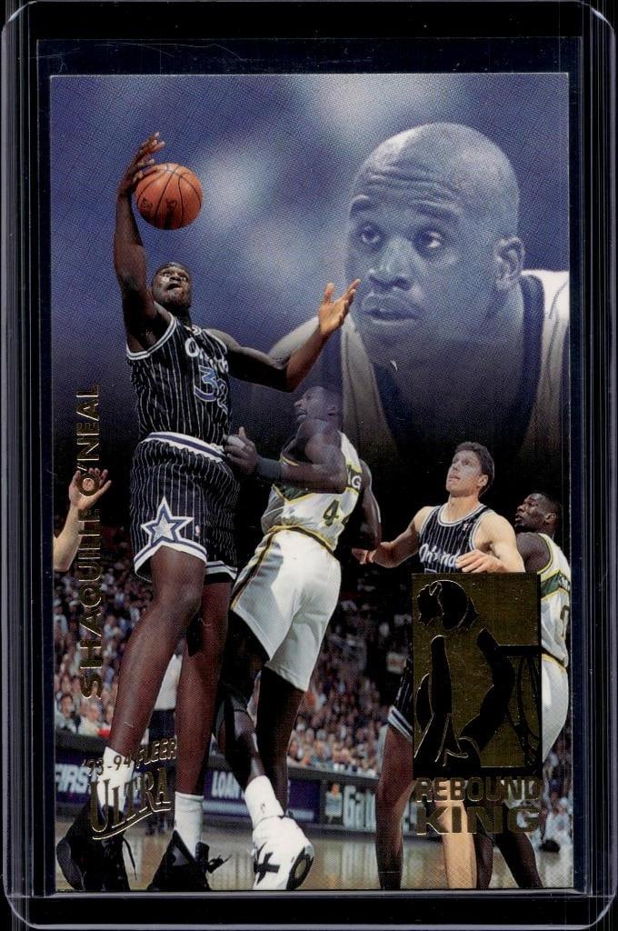 SHAQUILLE O'NEAL 1993-94 FLEER ULTRA REBOUND KINGS INSERT: NEAR MINT OR BETTER CONDITION