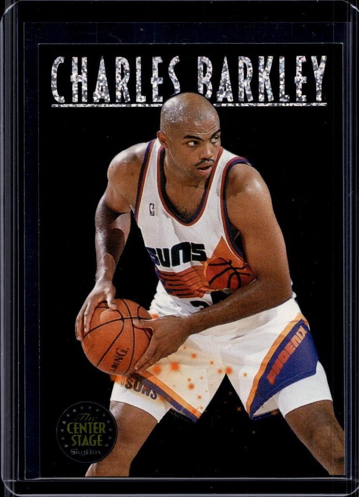 CHARLES BARKLEY 1993-94 SKYBOX PREMIUM CENTER STAGE INSERT: NEAR MINT OR BETTER CONDITION