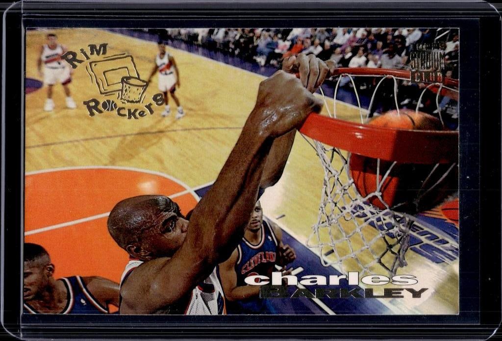 CHARLES BARKLEY 1993-94 STADIUM CLUB RIM ROCKERS INSERT (1 of 1)