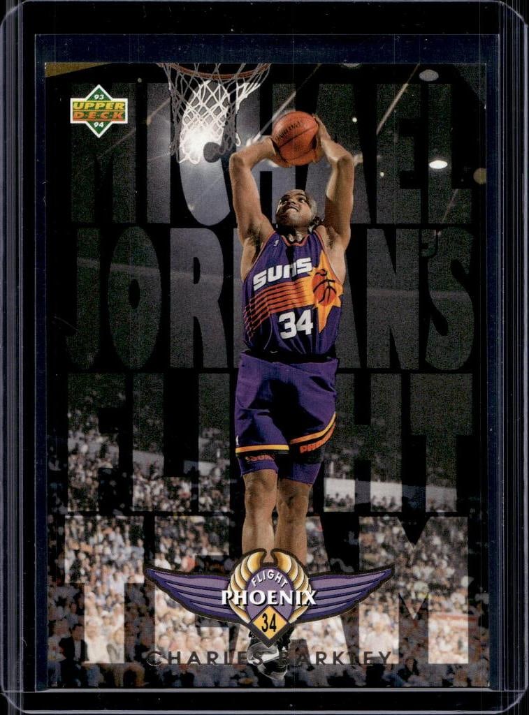 CHARLES BARKLEY 1993-94 UPPER DECK MICHAEL JORDANS FLIGHT TEAM INSERT: NEAR MINT OR BETTER CONDITION