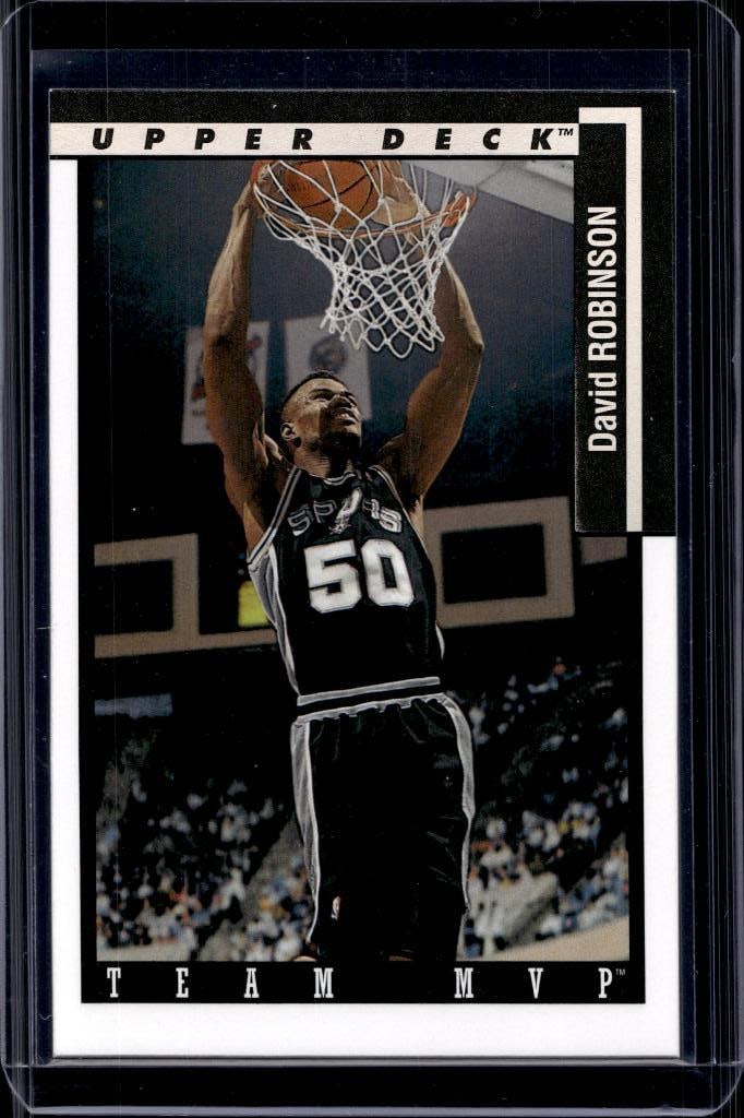 DAVID ROBINSON 1993-94 UPPER DECK TEAM MVP INSERT (1 of 1)