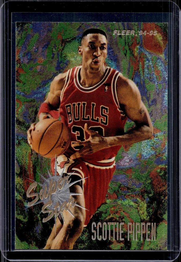 SCOTTIE PIPPEN 1994-95 FLEER SUPER STAR INSERT: NEAR MINT OR BETTER CONDITION