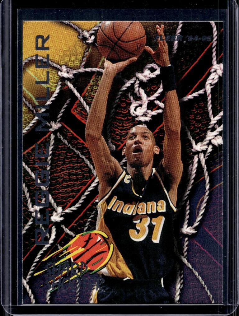 REGGIE MILLER 1994-95 FLEER SHARP SHOOTER INSERT: NEAR MINT OR BETTER CONDITION