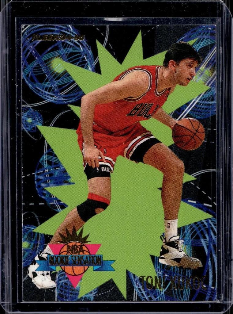 TONI KUKOC 1994-95 FLEER ROOKIE SENSATIONS INSERT: NEAR MINT OR BETTER CONDITION